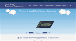 Desktop Screenshot of grasmeregingerbread.co.uk
